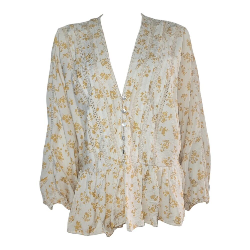 Torrid Top Womens Plus Size 00 Purple Paisley Clip Dot Open Back Boho‎ NWT New
